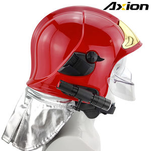 PAB 소방관 헬멧 EN443 풀쉐이프 디자인, 이중 눈 및 목 보호 기능 탑재, 전문 소방용 - Product Image 2
