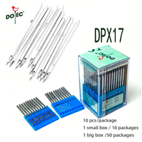 500 PCS/BOÎTE Aiguilles à coudre Dotec Pièces de machine à coudre Aiguille à coudre Dotec Aiguilles Dpx 17
