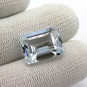 Aguamarina natural Octagon Cut Gemstone 11 Carat AA + Blue Anabiya Gems Africa Origin - Product Image 2