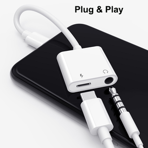 Großhandel 3,5mm Jack Kopfhörer zu 2 in 1 Aux Typ C Adapter Audio Splitter für Samsung für Huawei - Product Image 5