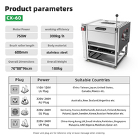 Industriële Aardappel Trommel Borstel Reiniging Wasmachine Elektrische Lage Consumptie Ui Wortel Plantaardige Reinigingsmachine