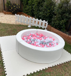 <span class=keywords><strong>Pas</strong></span> <span class=keywords><strong>cher</strong></span> blanc rose bleu personnalisé <span class=keywords><strong>mousse</strong></span> ronde avec des marches enfant intérieur 4ft 5ft 6ft 7ft soft play equipment ball pit pour fête location jouer - Product Image 2