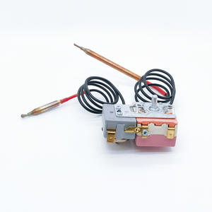 Industrial <b>Electric</b> <b>Water</b> <b>Heater</b> V13967 Dual-Pole Manual Reset Thermostat 75C-97-110C Temperature Limiter Combination Plastic - Product Image 1