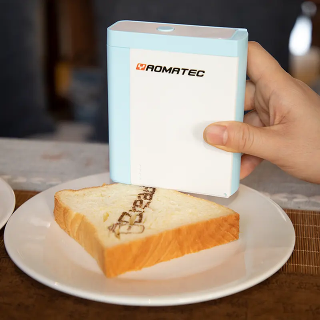 YAOMATEC Mobile Color Handheld Cake Coffee Bread Food Printer Portable Mini Inkjet Printer With Edible Ink Cartridges