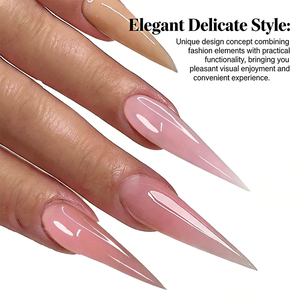 Poudre acrylique transparente rose pour extensions d'<span class=keywords><strong>ongles</strong></span> en gros - Product Image 2