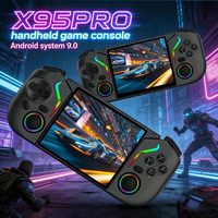 Konsol Game Genggam X95 PRO Android 9 Layar HD 3.5 Inci 640*480 WIFI Pemutar Video Game Gadget Baterai 3000mAh