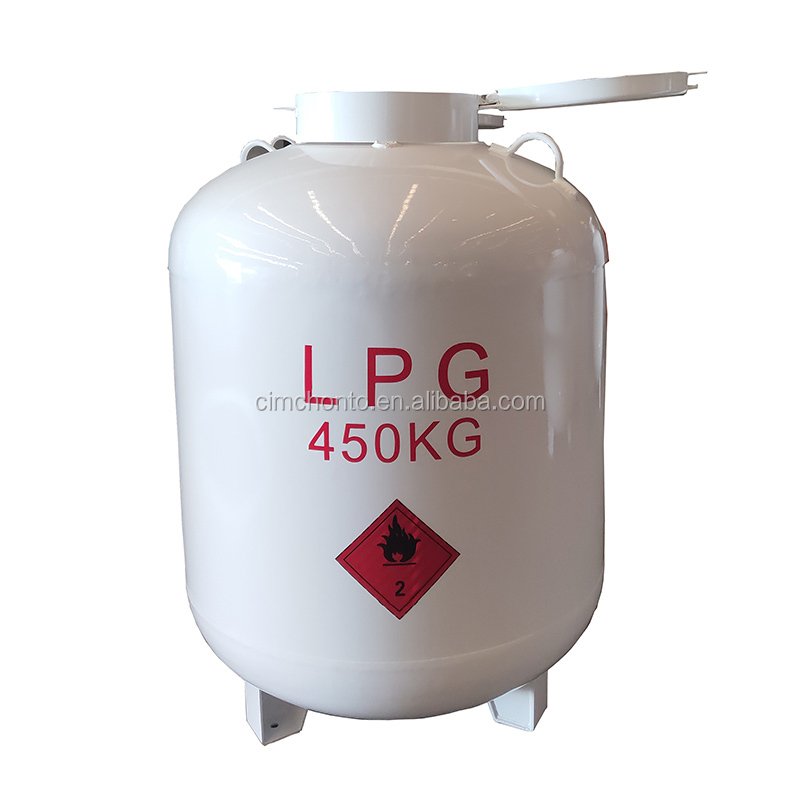 Vertical 125 Gallon 250KG Propane LPG Gas TankためHome Cooking