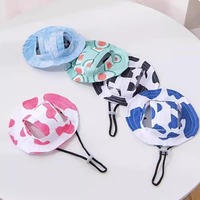 Lindo Sombrero de Sol para Mascotas con Orejas Expuestas, Protección UV de Verano, Sombrero de Pescador para Perros y Gatos, Gorro para Cachorros Devon, Protección Solar para Mascotas al Aire Libre