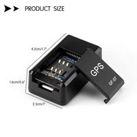 Mini traceur GPS pour voiture, dispositif de suivi GSM, localisateur GPS GF-07, matériau ABS, portée de détection jusqu'à 10 m