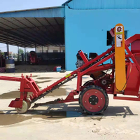 Sortie d'usine Ail doux Murphy Carotte Gingembre Moissonneuse Mini Tracteur Monté Ail Manioc