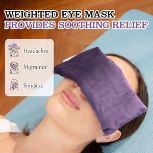 Máscara de Ojos de Lavanda para Relajación, Yoga, Sueño, con Peso, Calefactable, para Meditación y Aromaterapia - Product Image 6