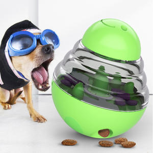 Nuevo juguete interactivo para mascotas, juguete dispensador de comida con bola giratoria, juguete de rompecabezas para perros y gatos, alivia el aburrimiento, juguete para masticar y jugar. - Product Image 5