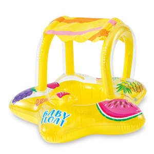 <span class=keywords><strong>Flotador</strong></span> Infantil <span class=keywords><strong>INTEX</strong></span> 56573 de 32 Pies x 31 Pulgadas, <span class=keywords><strong>Flotador</strong></span> con Asiento en Forma de Estrella para Niños, Anillo de Natación para Bebés, Asiento de Natación Infantil con Toldo de PVC, TT para Niños - Product Image 2