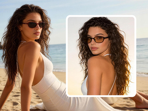 Gafas de Sol Ovaladas Estrechas de Moda Unisex para Adultos, Montura Completa de PC, Lentes de PC con Protección UV400, Embalaje Personalizado Disponible de Fábrica - Product Image 1