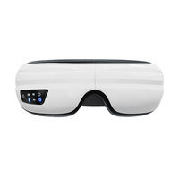 Masseur oculaire intelligent Ysabel, appareil de massage des yeux chauffant et rafraîchissant, pression d'air, vibration, musique Bluetooth, batterie rechargeable 2500 mAh