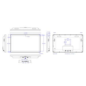 Pantalla Táctil Android Impermeable de 15.6 Pulgadas, Pantalla Digital para Cocina, Menú Digital para Cafetería, Bistro - Product Image 6
