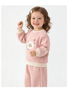 Sweat-shirt mignon pour bébé en forme de mouton <span class=keywords><strong>YoYo</strong></span> avec boutons-pression sur les épaules pour un enfouissement facile - Product Image 6