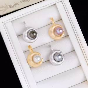 Componentes para Joyería, Colgante de Plata S925 para Perlas de 7-9mm, Base para Colgante, Accesorios para Bisutería 31234DIY - Product Image 3