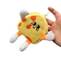 Porte-monnaie en peluche de haute qualité, série de fruits de dessin animé, capybara, sac à main, pendentif, rangement de pièces de monnaie, petits cadeaux pour enfants, Halloween