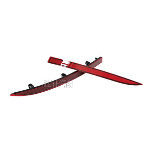 Volkswagen Touareg Rear Bumper Reflective Strip Red <b>ABS</b> 19-23 Model Fitment - Product Image 4