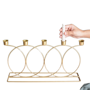 Portavelas de latón hecho a mano, soporte de Metal de calidad pura, objeto de regalo decorativo para el hogar de diseñador, hecho en La India para Navidad - Product Image 1