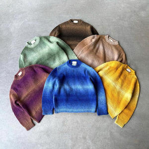 Custom Knit <b>Sweater</b> OEM ODM Men Cotton <b>Cardigan</b> V Neck Winter Men's Front Button Acid Wash Knitted <b>Cardigan</b> <b>Sweater</b> for Men - Product Image 3