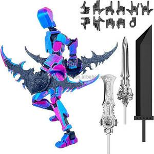Offre Spéciale Figurines d'Action Anime Robot 3D Dummy 13 Jouets Sensoriels Anti-Stress pour Garçons Autisme Multi-Articulations Mobiles Gadget Cool Cadeau Enfants - Product Image 2