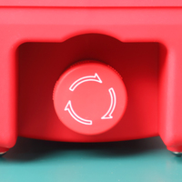 Control remoto inalámbrico industrial de 7 palancas para camión mezclador de hormigón con pantalla LED e interruptor de palanca metálico