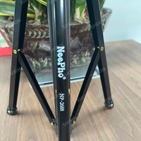 NeePho NP-2688 Tripod Kamera Portabel & Tongsis 2-in-1, Penyangga Siaran Langsung yang Dapat Diperpanjang untuk Smartphone, DSLR