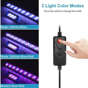 Lumière LED pour aquarium en PVC rectangulaire JSD pour nano aquarium, écologique, utilisation sur bureau, extérieur - Product Image 3