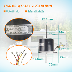 Y7L423B515S(20692) Motor de ventilador eléctrico de cobre de 1/4 HP para exteriores y automóviles, compatible con Dometic Duo-Therm Penguin II 641815/641816/641835 - Product Image 4