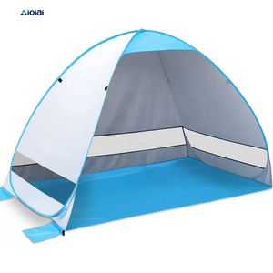 Tendalino parasole automatico ombrellone da esterno portatile grande tenda da spiaggia Pop-up - Product Image 1