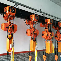 Palans à chaîne électriques à faible bruit et à fonctionnement stable de 2 tonnes pour chantier de construction