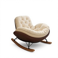 Fauteuil à bascule moderne et simple, fauteuil inclinable, canapé, fauteuil de salon, fauteuil de bureau à domicile, fauteuil de salon pour hôtel, fauteuil de sieste à bascule