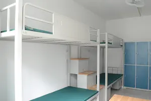 JZD-litera de dormitorio moderna, mueble con 2 cajones grandes de Metal en la parte inferior