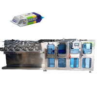 Machine pliante de production de lingettes humides à 6 voies utilisée pour la fabrication de lingettes humides