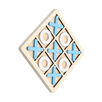 Individuelles Tic-Tac-Toe Holzspiel für Kinder