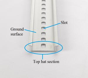 <span class=keywords><strong>Rails</strong></span> de guidage Chaer K-5600 pour armoire électrique, rail DIN en aluminium de 2 m - Product Image 5