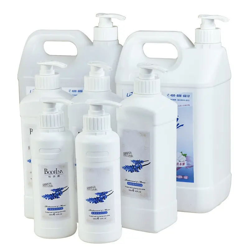 Detergente PP para el hogar, botella de plástico para loción, contenedor de frasco líquido resistente al calor, 500ml, 800ml, 1L, 2L, 5l