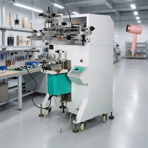 Semi Automatic Paper Cup High Precision Silk Screen Printing Machine Curved Screen Printers for Plastic Bottle Glass Bottle