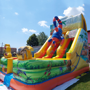 Tobogán inflable gigante Scorpion para adultos, castillo inflable comercial con zona de saltos. - Product Image 2