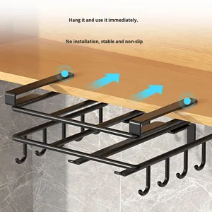주방 캐비닛 수납 홀더 냄비 뚜껑 걸이 도마 및 종이 타월용-스테인리스 스틸 - Product Image 3