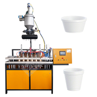 Plateau en polystyrène, pour alimentation rapide, 30 pièces, en mousse EPS, appareil de fabrication de tasses à boire, machines jetables