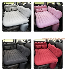 Colchón de cama de viaje para coche, cama inflable de flocado trasero para automóvil, sofá de campamento, esterilla para dormir, sofá, cama de soplado para niños, accesorios - Product Image 6