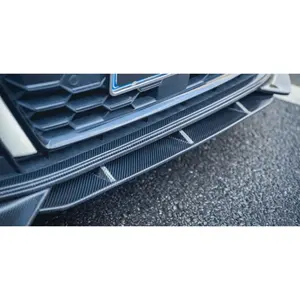 Phong cách mới sợi carbon phía trước Bumper môi phù hợp cho audi S3 A3 8Y 21-23 Chất lượng cao đồ đạc