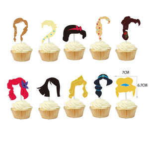 Dekorasi Pesta Kartun 7 <span class=keywords><strong>Elsa</strong></span> Putri Salju Putih Dekorasi Pesta Putri Frozen Jasmine Bendera Ulang Tahun Balon Dekorasi Perlengkapan Pesta - Product Image 3