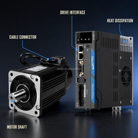 Moteur servo AC 750W 1000W 4N.m 2500 tr/min, kit de commande servo EtherCAT 80ST-AM04025 220V avec encodeur 23 bits pour routeur CNC