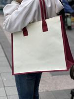 Sacs fourre-tout en toile avec logo personnalisé, fermeture éclair, poignées personnalisables - Réutilisables pour l'école, la plage, les voyages, commandes en gros promotionnelles