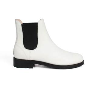 Stivali personalizzati produttore Design <span class=keywords><strong>stivaletti</strong></span> invernali di colore bianco da ragazza stivali piatti personalizzati in pelle morbida Sense per ragazze - Product Image 2