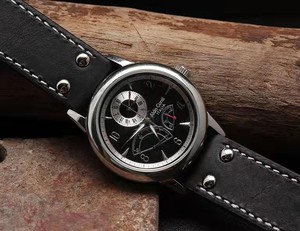 Jettda Adaptado A H Amil Ton Jazz Khaki Aviation Field H Amil Ton Correa De Reloj De Cuero 20 /22mm - Product Image 5